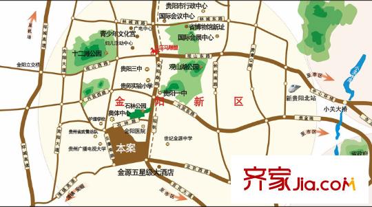 中鐵逸都國際交通圖