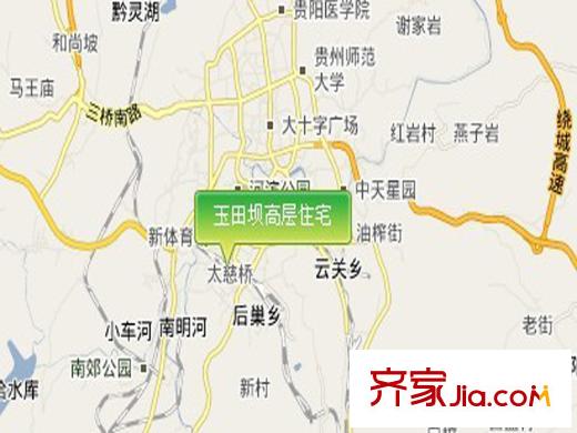 玉田壩高層住宅交通圖