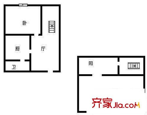柳灣小區(qū) 2室 戶型圖