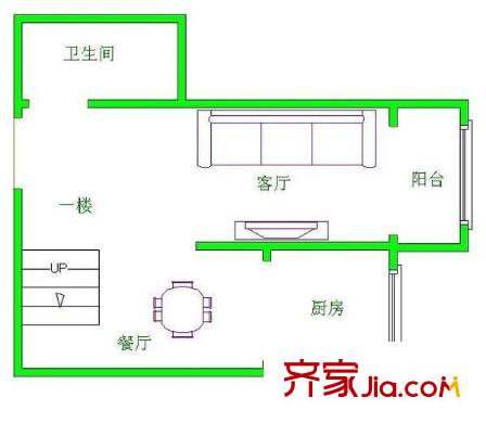 卓越時(shí)代大廈 2室 戶型圖