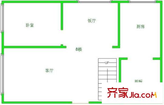 云虹花園 3室 戶型圖