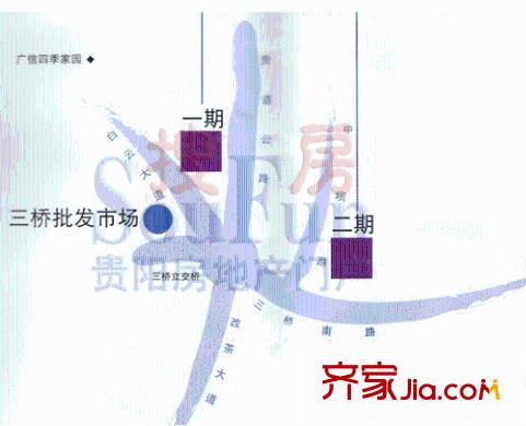 黔城美景交通圖 外景圖
