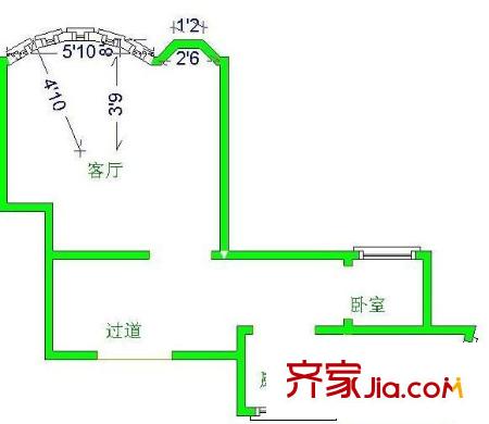 新華苑 5室 戶型圖