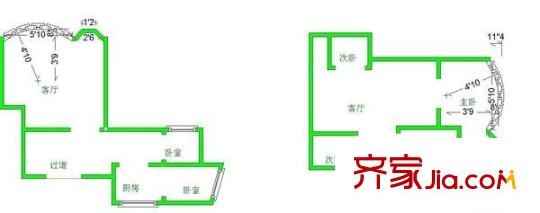 新華苑 5室 戶型圖