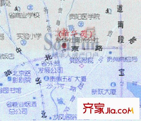 新華苑交通圖