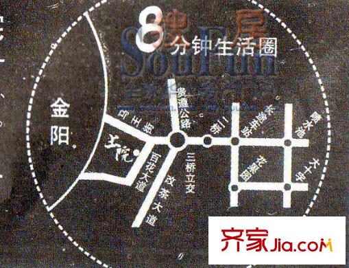 天然居交通圖