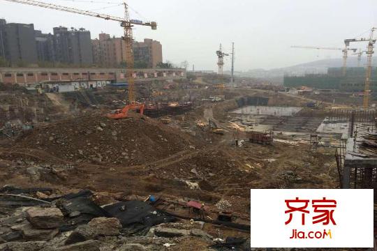 中鐵逸都國際3期工程進度圖（2015-01-21）