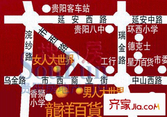 龍祥大廈交通圖