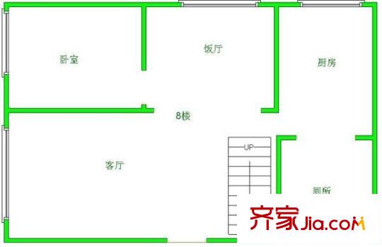 云虹花園 4室 戶型圖