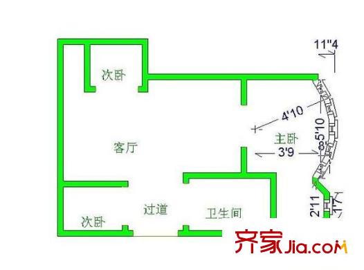 新華苑 5室 戶型圖