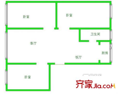云豐小區(qū) 戶型圖1
