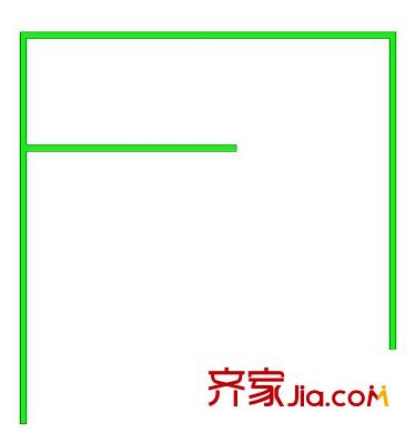 沙沖路加油站旁民宅 1室 戶型圖