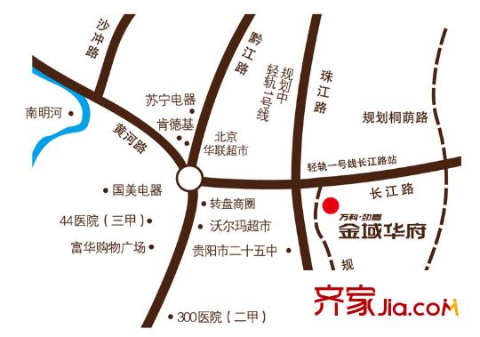 萬(wàn)科勁嘉金域華府交通圖交通示意圖