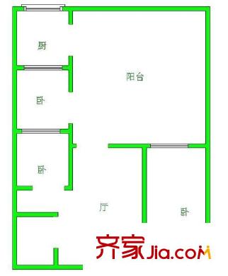 全林廣場(chǎng) 3室 戶(hù)型圖