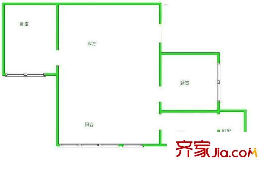 鉆石廣場(chǎng) 3室 戶型圖