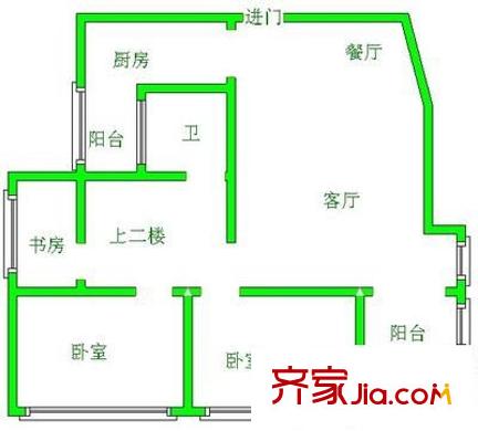 黎陽(yáng)家園 5室 戶型圖