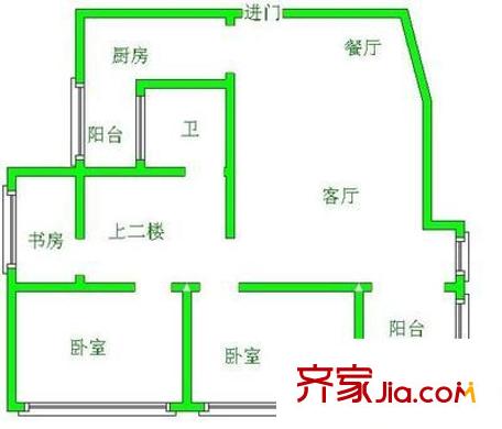 黎陽(yáng)家園 5室 戶型圖