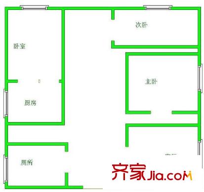 澗橋泊林 3室 戶型圖