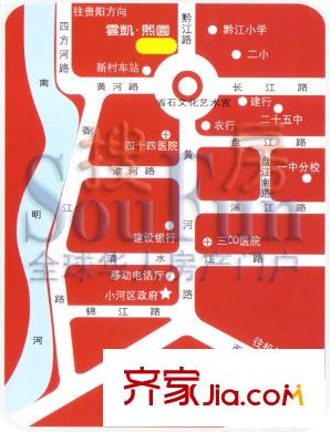 云凱熙園交通圖