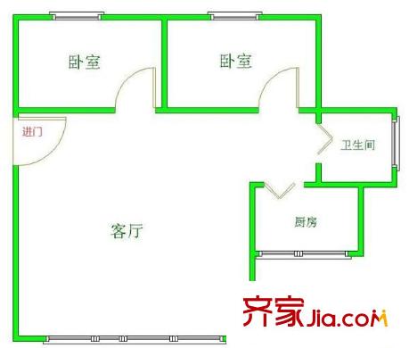 中天星園 戶型圖 1