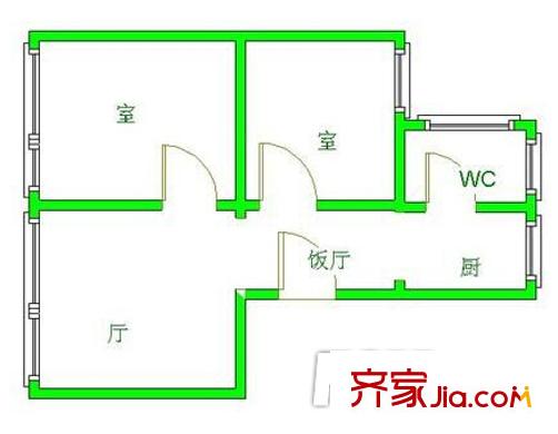 中天星園 戶型圖 16