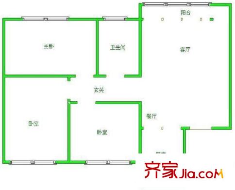 中興苑 戶型圖 1