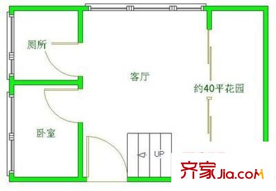 武岳新村 3室 戶(hù)型圖