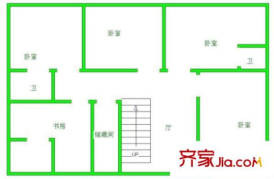 都市之星 4室 戶型圖