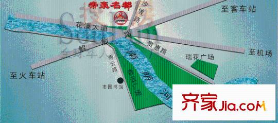 帝豪名都交通圖