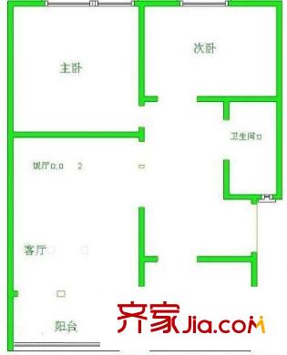 漓江花園 0室 戶型圖
