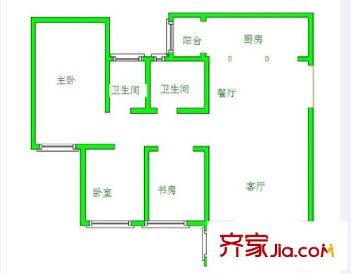 中興苑 0室 戶型圖