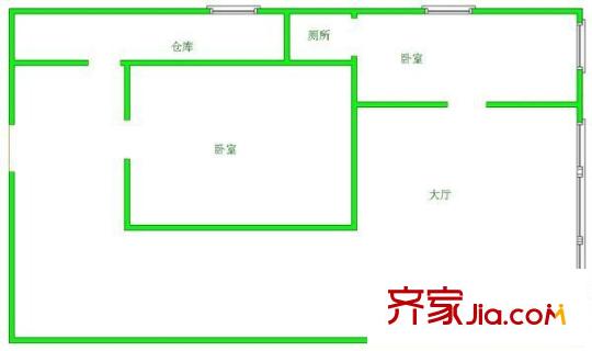 都市之星 3室 戶型圖