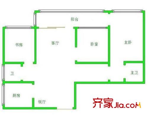 都市之星 戶型圖 1