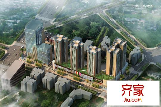 勁嘉新天薈項(xiàng)目全景鳥瞰圖（2015-1-20）