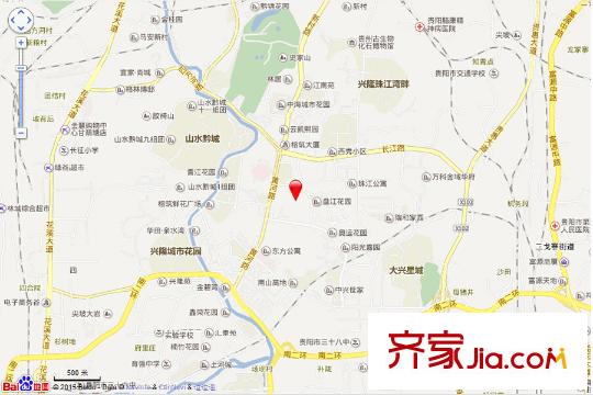 北大資源繽紛廣場區(qū)位電子地圖