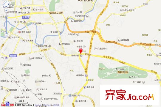 瀾山壹號百度電子地圖