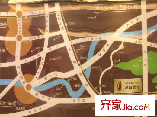 瀾山壹號交通示意圖