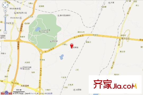 俊發(fā)城百度電子地圖