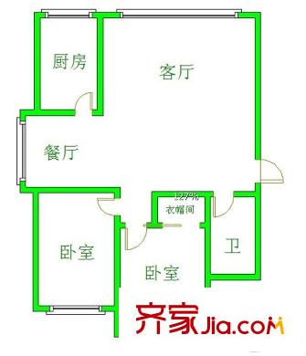 碧水華庭 0室 戶型圖