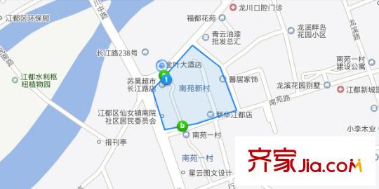 南苑新村交通圖 