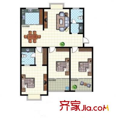 南苑新村戶(hù)型圖3居 
