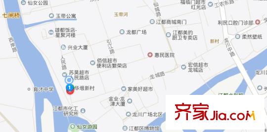 華垠新村交通圖 