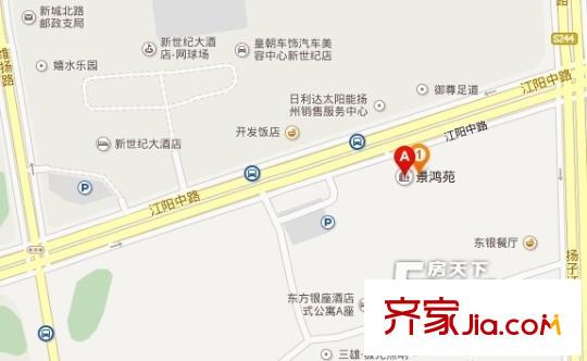 景鴻苑交通圖 