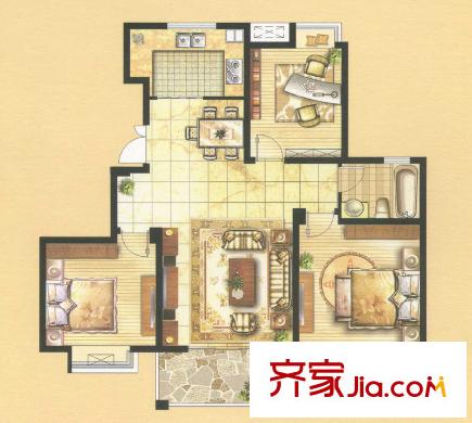 荷葉小區(qū) 戶型圖