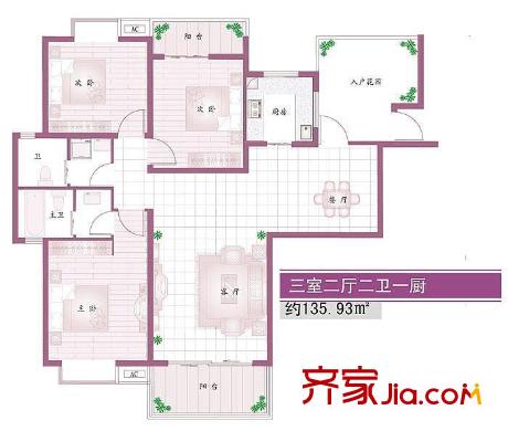  鴻福二村 戶型圖