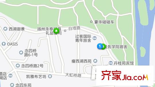 揚(yáng)大師院宿舍交通圖 