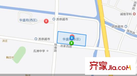 華盛苑交通圖 