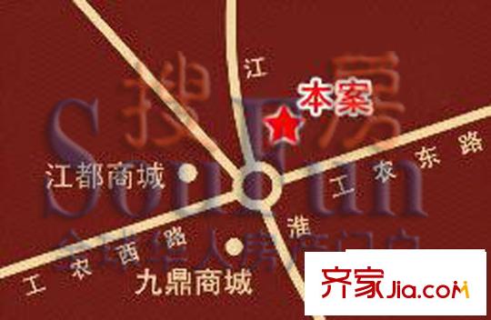 皇劍廣場(chǎng)交通圖