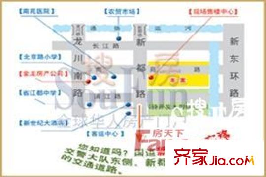 金牛灣都市花園交通圖