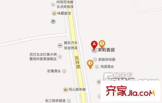 茉莉香居交通圖 